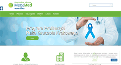 Desktop Screenshot of megamed.pl